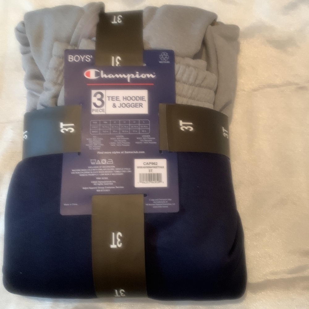 Champion toddler 3 piece tee, hoodie & jogger set - Picture 2 of 2